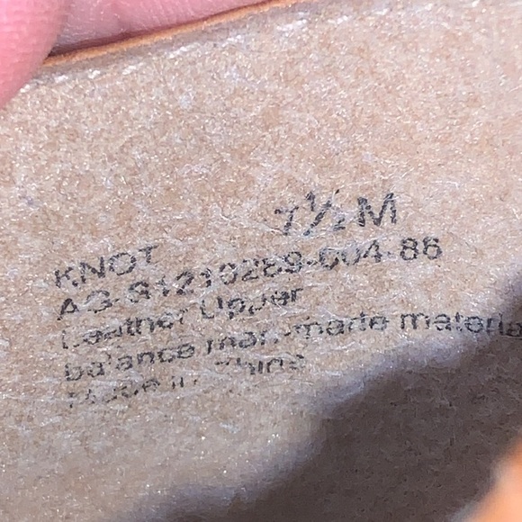 Andrew Geller “Knot” Woven Leather Platform Stacked heels Women's size 7.5M EUC - Picture 9 of 11